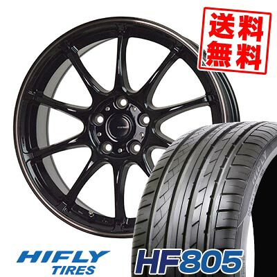 245/40R18 97W XL ハイフライ HF805 G-SPEED P-07 サマータイヤホイール4本セット 【取付対象】
