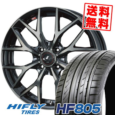 205/45R17 88W XL ハイフライ HF805 weds LEONIS MX サマータイヤホイール4本セット 【取付対象】|タイヤプライス館