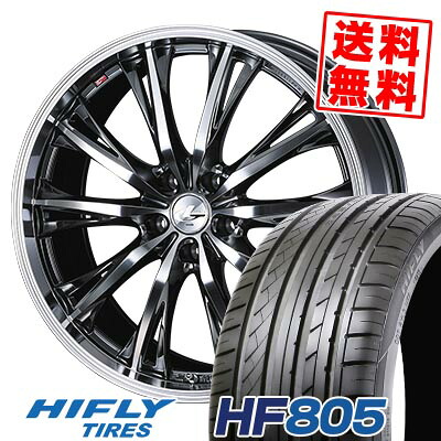 215/35R18 84W XL ハイフライ HF805 WEDS LEONIS RT サマータイヤホイール4本セット 【取付対象】|タイヤプライス館