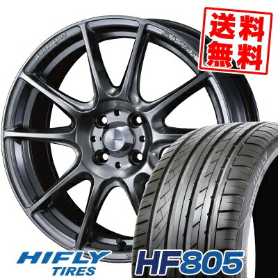 195/45R15 82V XL ハイフライ HF805 WedsSport SA-25R サマータイヤホイール4本セット 【取付対象】|タイヤプライス館