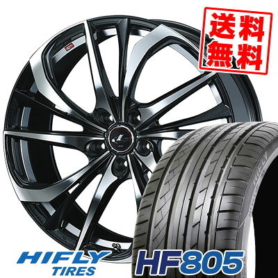 225/35R20 90W XL ハイフライ HF805 weds LEONIS TE サマータイヤホイール4本セット 【取付対象】