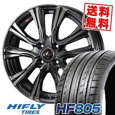 195/50R16 88V XL ハイフライ HF805 WEDS LEONIS VR サマータイヤホイール4本セット 【取付対象】|タイヤプライス館