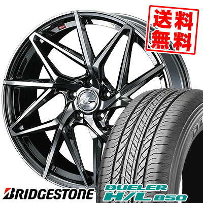 235/55R18 100V BRIDGESTONE ブリヂストン DUELER H/L 850 デューラー H/L 850 LEONIS IT レオニス IT サマータイヤホイール4本セット