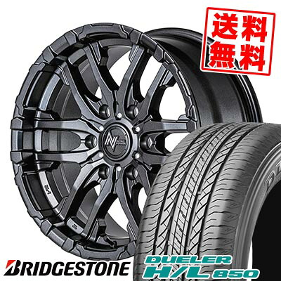 265/70R16 112H ブリヂストン DUELER H/L 850 NITRO POWER M26 CROSS FANG サマータイヤホイール4本セット 【取付対象】