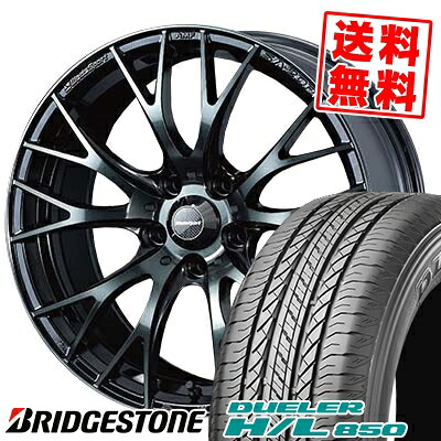 235/55R18 BRIDGESTONE ブリヂストン DUELER H/L 850 デューラー H/L 850 WedsSport SA-20R ウェッズスポーツ SA20R サマータイヤホイール4本セット【取付対象】|タイヤプライス館