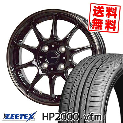 205/40R17 84W XL ジーテックス HP2000vfm G-SPEED P-07 サマータイヤホイール4本セット 【取付対象】