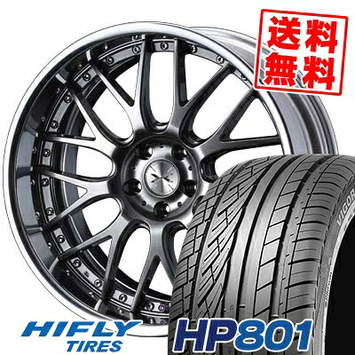 255/45R20 105V XL ハイフライ HP801 weds MAVERICK 709M サマータイヤホイール4本セット 【取付対象】