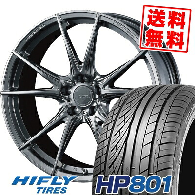 225/60R18 100V ハイフライ HP801 WEDS F ZERO FZ-2 サマータイヤホイール4本セット 【取付対象】|タイヤプライス館