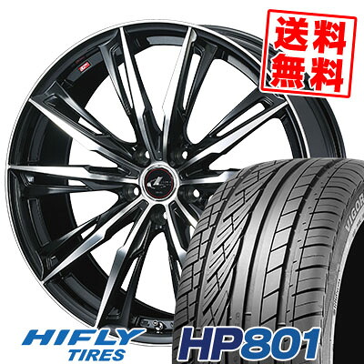 245/45R20 99W ハイフライ HP801 WEDS LEONIS GX サマータイヤホイール4本セット 【取付対象】
