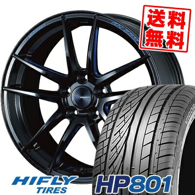 245/55R19 103V ハイフライ HP801 WedsSport RN-55M サマータイヤホイール4本セット 【取付対象】｜タイヤプライス館
