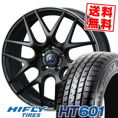 225/60R17 99H ハイフライ HT601 WEDS LEONIS NAVIA06 サマータイヤホイール4本セット 【取付対象】｜タイヤプライス館