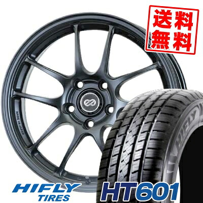 225/65R17 102H ハイフライ HT601 ENKEI PerformanceLine PF-01 サマータイヤホイール4本セット 【取付対象】｜タイヤプライス館