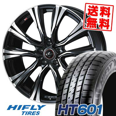 225/60R17 99H ハイフライ HT601 WEDS LEONIS VR サマータイヤホイール4本セット 【取付対象】 81,235円