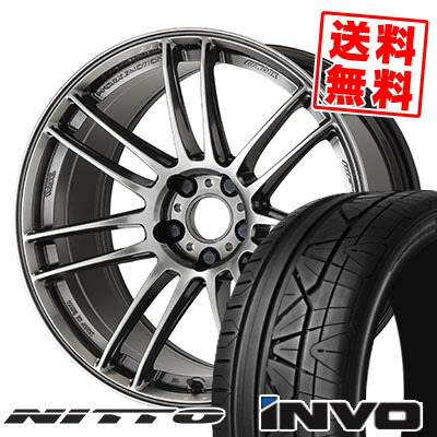 225/40R19 93Y ニットー INVO WORK EMOTION ZR7 サマータイヤホイール4本セット 【取付対象】｜タイヤプライス館
