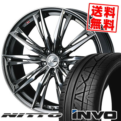 245/40R19 98W ニットー INVO WEDS LEONIS GX サマータイヤホイール4本セット 【取付対象】|タイヤプライス館