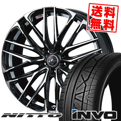 245/30R20 90W ニットー INVO WEDS LEONIS SK サマータイヤホイール4本セット 【取付対象】