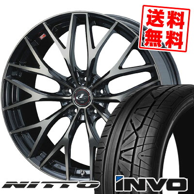 225/40R19 93Y ニットー INVO weds LEONIS MX サマータイヤホイール4本セット 【取付対象】｜タイヤプライス館