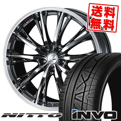 225/40R19 93Y ニットー INVO WEDS LEONIS RT サマータイヤホイール4本セット 【取付対象】|タイヤプライス館