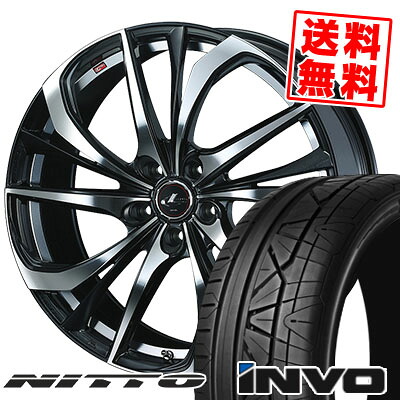 225/40R19 93Y ニットー INVO weds LEONIS TE サマータイヤホイール4本セット 【取付対象】｜タイヤプライス館