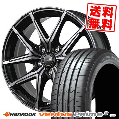 215/45R17 91W XL HANKOOK ハンコック ventus Prime3 CEREBRO FT05 セレブロ FT05 サマータイヤホイール4本セット 【取付対象】