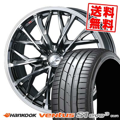 225/40R18 92Y XL ハンコック Ventus S1 evo3 K127 LEONIS MV サマータイヤホイール4本セット 【取付対象】|タイヤプライス館