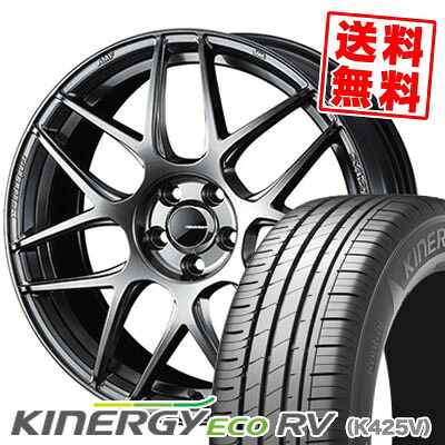 215/60R17 100H XL HANKOOK ハンコック KINERGY ECO RV WedsSport SA-27R ウェッズスポーツ SA-27R サマータイヤホイール4本セット 【取付対象】