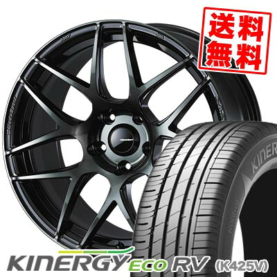 235/50R18 101W XL HANKOOK ハンコック KINERGY ECO RV WedsSport SA-27R ウェッズスポーツ SA-27R サマータイヤホイール4本セット 【取付対象】