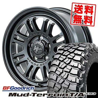 225/75R16 115/112Q BFグッドリッチ Mud-Terrain T/A KM3 NITROPOWER M16 ASSAULT サマータイヤホイール4本セット 【取付対象】｜タイヤプライス館