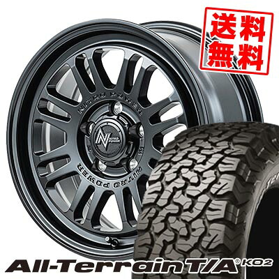215/70R16 100/97R RWL BFグッドリッチ All-Terrain T/A KO2 NITROPOWER M16 ASSAULT サマータイヤホイール4本セット 【取付対象】｜タイヤプライス館