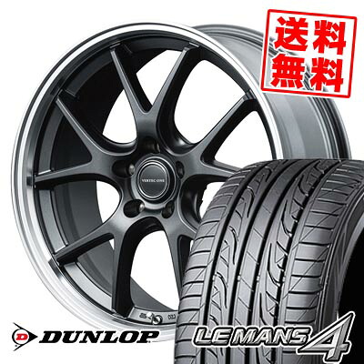 215/35R18 84W XL ダンロップ LE MANS 4 LM704 VERTEC ONE EXE5 Vselection サマータイヤホイール4本セット 【取付対象】｜タイヤプライス館