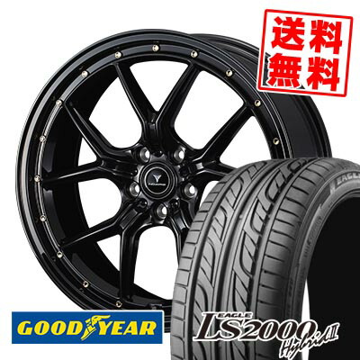 255/35R20 93W Goodyear グッドイヤー LS2000 Hybrid2 NOVARIS ASSETE S1 ノヴァリス アセット S1 サマータイヤホイール4本セット 【取付対象】
