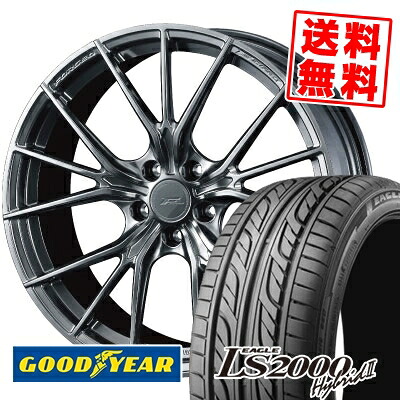 255/35R20 93W Goodyear グッドイヤー LS2000 Hybrid2 LS2000 ハイブリット2 WEDS F ZERO FZ-1 ウェッズ エフゼロ FZ-1 サマータイヤホイール4本セット