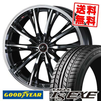 245/45R17 95W Goodyear グッドイヤー LS EXE WEDS LEONIS RT ウェッズ レオニス RT サマータイヤホイール4本セット 【取付対象】