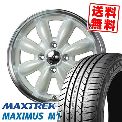 155/65R14 75T マックストレック MAXIMUS M1 LaLa Palm CUP2 サマータイヤホイール4本セット 【取付対象】