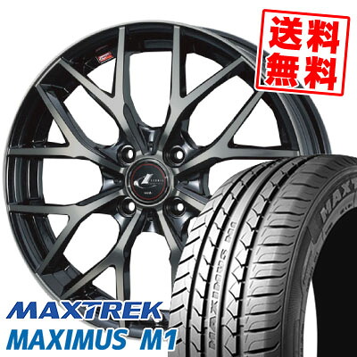 215/40R17 87W XL マックストレック MAXIMUS M1 weds LEONIS MX サマータイヤホイール4本セット 【取付対象】｜タイヤプライス館