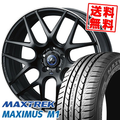245/40R19 98W XL MAXTREK マックストレック MAXIMUS M1 マキシマス エムワン WEDS LEONIS NAVIA06 ウェッズ レオニス ナヴィア06 サマータイヤホイール4本セット｜タイヤプライス館