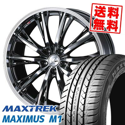 245/35R19 93W XL マックストレック MAXIMUS M1 WEDS LEONIS RT サマータイヤホイール4本セット 【取付対象】