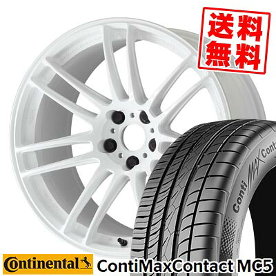 225/45R19 96W XL コンチネンタル ContiMaxContact MC5 WORK EMOTION ZR7 サマータイヤホイール4本セット 【取付対象】｜タイヤプライス館