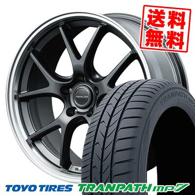 225/55R18 98V トーヨー タイヤ TRANPATH mp7 VERTEC ONE EXE5 Vselection サマータイヤホイール4本セット 【取付対象】｜タイヤプライス館