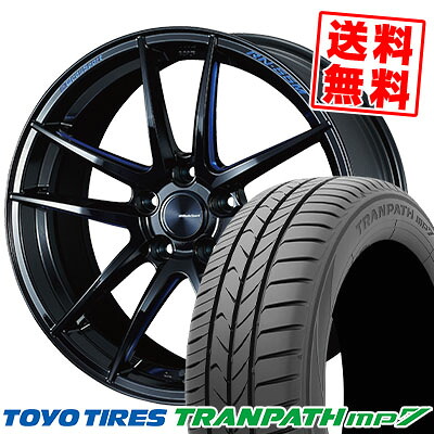225/55R18 98V トーヨー タイヤ TRANPATH mp7 WedsSport RN-55M サマータイヤホイール4本セット 【取付対象】｜タイヤプライス館
