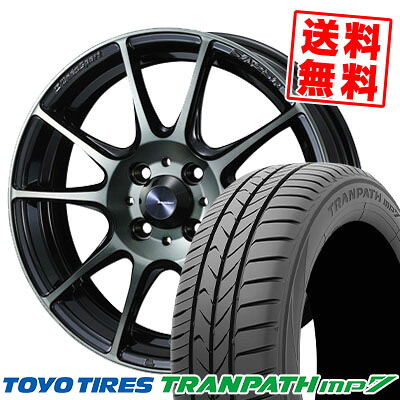 185/65R15 88H トーヨー タイヤ TRANPATH mp7 WedsSport SA-25R サマータイヤホイール4本セット 【取付対象】