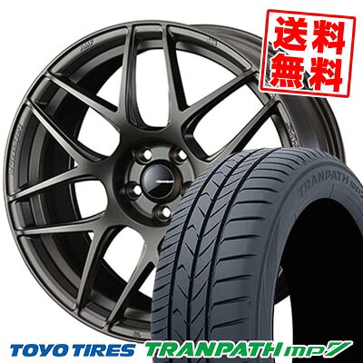 225/55R18 98V TOYO TIRES トーヨー タイヤ TRANPATH mp7 WedsSport SA-27R ウェッズスポーツ SA-27R サマータイヤホイール4本セット 【取付対象】｜タイヤプライス館
