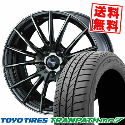 215/50R17 95V トーヨー タイヤ TRANPATH mp7 WedsSport SA-35R サマータイヤホイール4本セット 【取付対象】