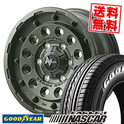 215/65R16C 109/107R グッドイヤー EAGLE #1 NASCAR NITROPOWER H12 SHOTGUN Tactical Edition サマータイヤホイール4本セット 【取付対象】|タイヤプライス館