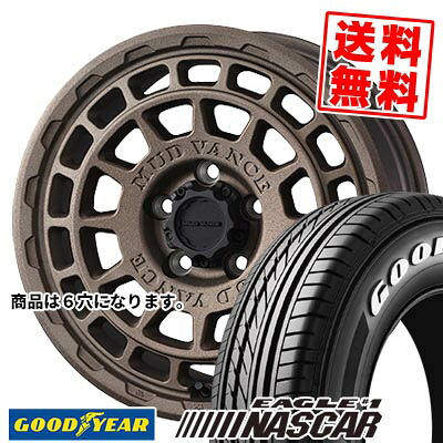 215/65R16C 109/107R グッドイヤー EAGLE #1 NASCAR MUDVANCE X Type F サマータイヤホイール4本セット 【取付対象】|タイヤプライス館
