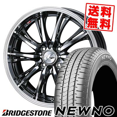 185/60R15 84H BRIDGESTONE ブリヂストン NEWNO WEDS LEONIS RT ウェッズ レオニス RT サマータイヤホイール4本セット 【取付対象】|タイヤプライス館