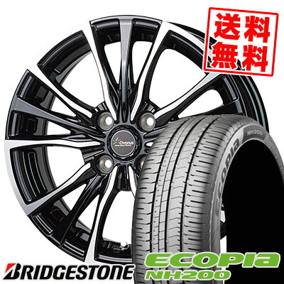 185/70R14 88S BRIDGESTONE ブリヂストン ECOPIA NH200 エコピア NH200 Chronus CH-110 クロノス CH-110 サマータイヤホイール4本セット｜タイヤプライス館