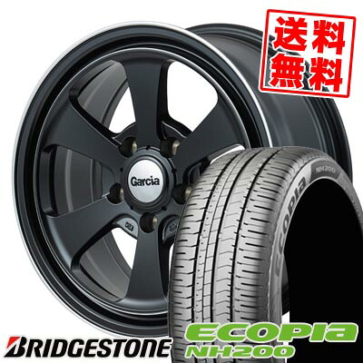 205/65R16 95H ブリヂストン ECOPIA NH200 Garcia Dallas6 サマータイヤホイール4本セット 【取付対象】｜タイヤプライス館