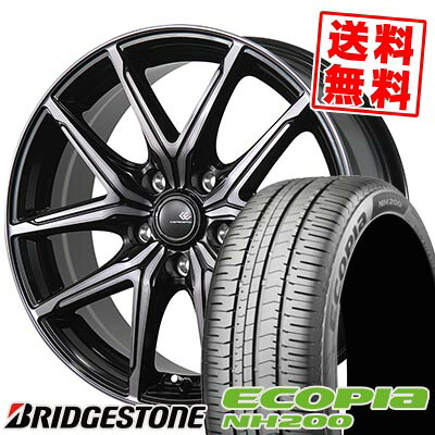205/60R16 92H BRIDGESTONE ブリヂストン ECOPIA NH200 CEREBRO FT05 セレブロ FT05 サマータイヤホイール4本セット 【取付対象】