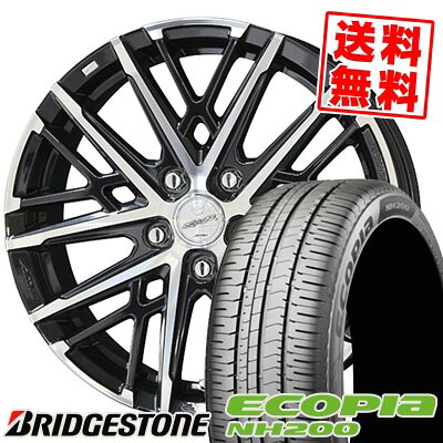 195/65R15 91H BRIDGESTONE ブリヂストン ECOPIA NH200 SMACK GRAIVE スマック グレイヴ サマータイヤホイール4本セット 【取付対象】